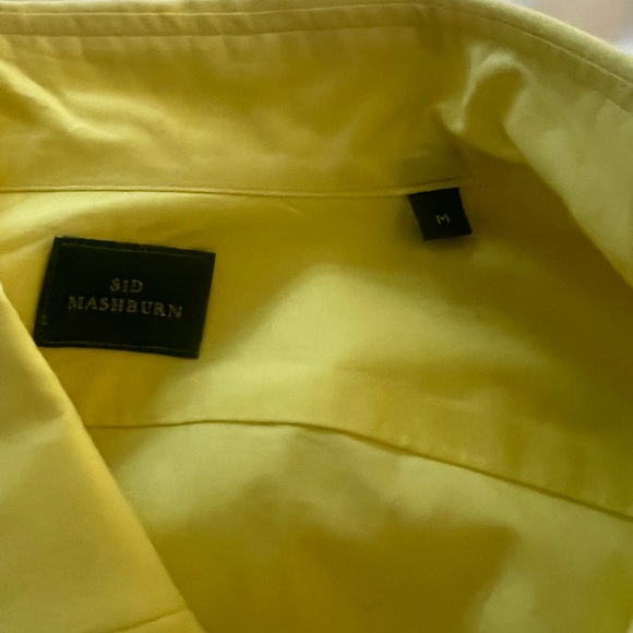 Sid Mashburn yellow long sleeve button down shirt. Medium - Picture 3 of 13